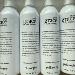 Philosophy Pure Grace Dry Shampoo in White x 4 bottles